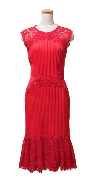 TADASHI SHOJI タダシショージ RED ワンピース 「S 」/ 7-9号程度