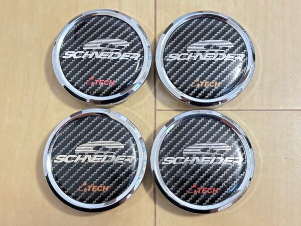 A-TECH SCHNEIDER シュナイダー センターキャップ 中古 4個 PCK80 ⑥