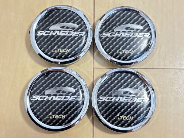 A-TECH SCHNEIDER シュナイダー センターキャップ 中古 4個 PCK80 ⑤
