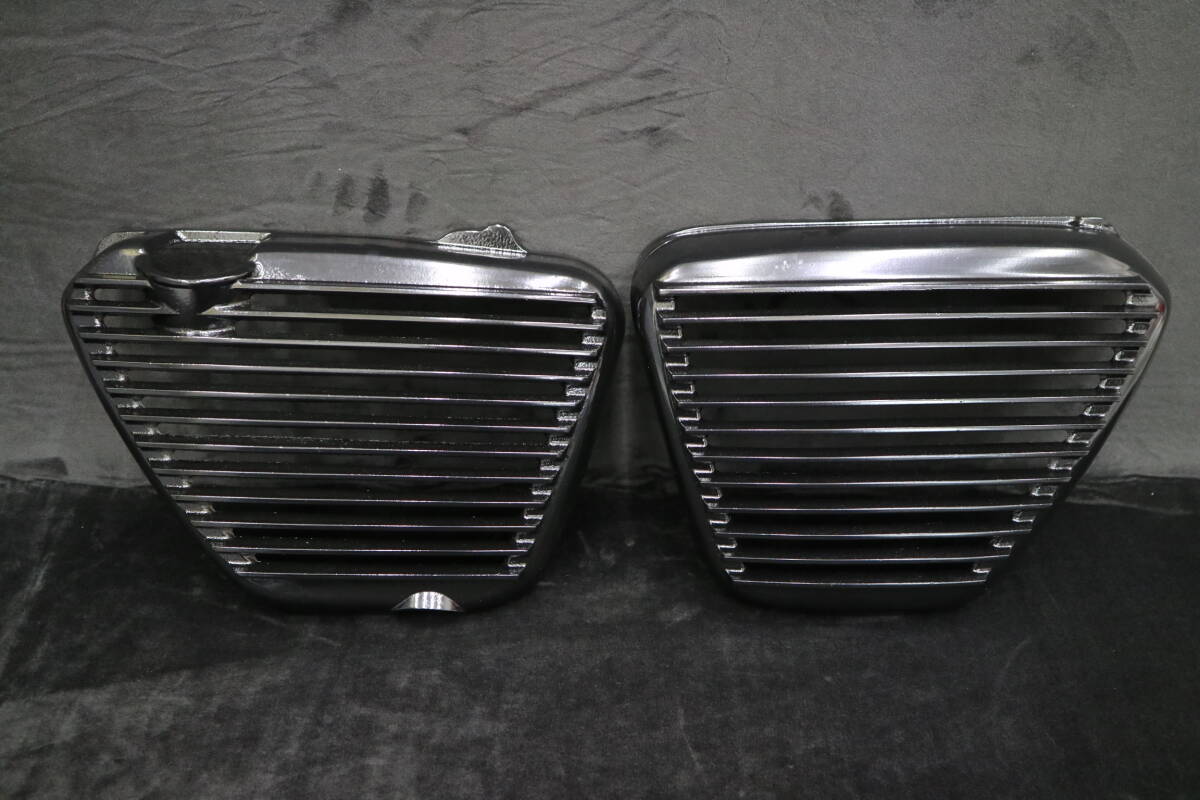 CB750K アルフィン // 黒 サイドカバー CB750Four