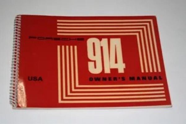 1971年 ポルシェ914 ドライバーズマニュアル