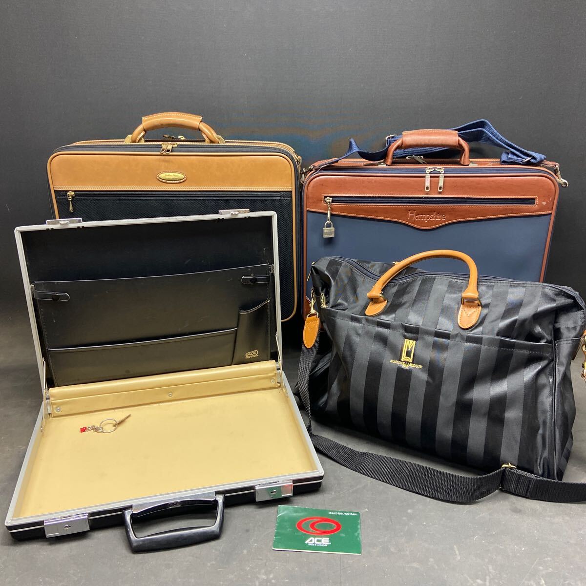ACE.　黒ベロア 鍵付きボストンバッグ　vintage 楽天市場】ボストンバッグ（ブランドエース）（男女兼用バッグ