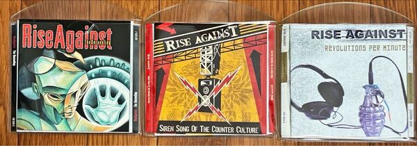 希少廃盤美品!Rise Against CD3枚セット