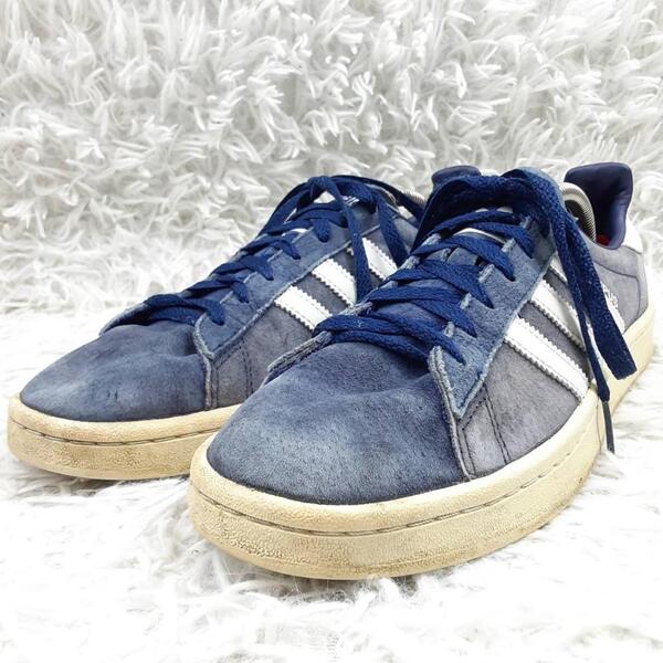 美品 27㎝◎adidas CAMPUS キャンパス スニーカー ネイビー
