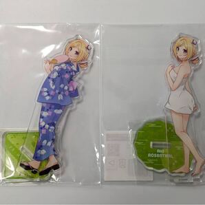 hololive x raku spa ホロライブ アキ・ローゼンタール 店舗限定 等身アクリルスタンド2種セット