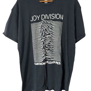 JOY DIVISION バンドTシャツ XL 黒 UNKNOWN PLEASURES 名作デザイン Band T-Shirt XL Black UNKNOWN PLEASURES Iconic Design