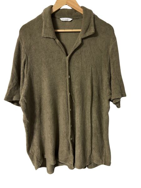 VICTIM&CO. パイル開襟シャツ カーキ Lサイズ 半袖 綿100% 22SS Pile Open Collar Shirt Khaki L Cotton 100% 22SS