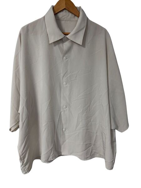 HARE ドルマン BIGシャツ 日本製 ポリエステル100% 白系 ゆったり Mサイズ Dolman BIG Shirt Made in Japan Polyester White Relaxed M