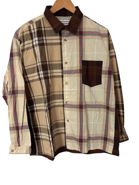 White Mountaineering ランダムチェックシャツ 22SS 日本製 サイズ1 Random Check Shirt 22SS Made in Japan Size 1 長袖