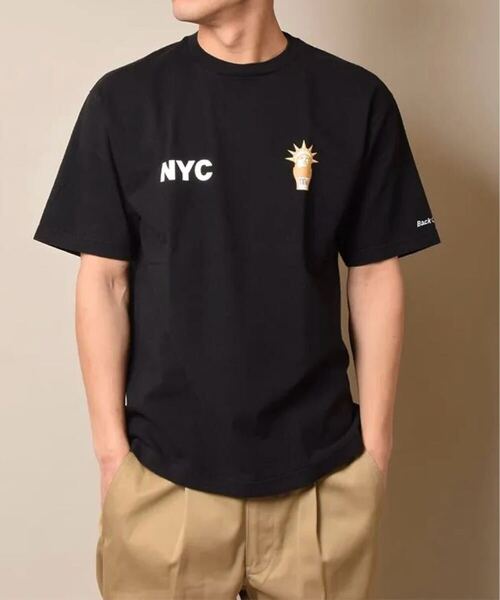 BackChannel 22ss NYCプリントTシャツ Lサイズ ブラック 黒 ストリート系 Print T-Shirt Black Size L Street Style