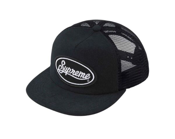 モーガン着 Supreme Terry Mesh Back 5-Panel ブラック キャップ シュプリーム テリーメッシュバック 5パネル