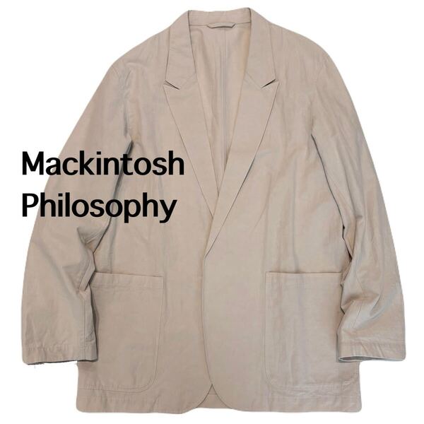 Mackintosh Philosophy テーラードジャケット L 6 テーラードジャケット ジャケット リネン混 麻 マッキントッシュ フィロソフィー