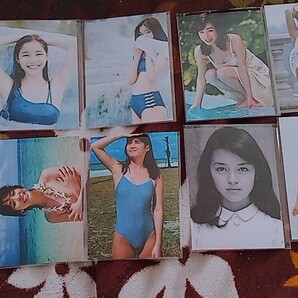 【送料無料】吉木りさ 新木優子 柏原芳恵 森口博子 石田ゆり子 岡田奈々 生写真 セット 希少品 非売品 特典 レア 入手困難 貴重品 限定