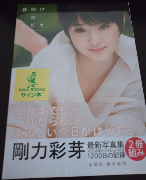 【送料無料】剛力彩芽 サイン付き 写真集 新品未開封 ワニブックス 入手困難 希少品 レア