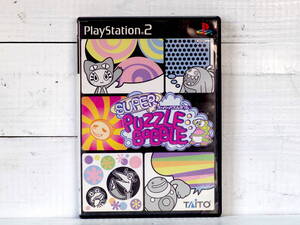 M12336【PS2】スーパーパズルボブル (盤面キズあり) 起動チェックOK! SUPER PUZZLE BOBBLE メール150g