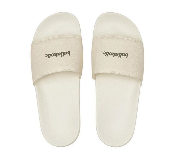 ballaholic Logo Slides ivory M ボーラホリック ロゴ スライド アイボリー 27-28cm サンダル