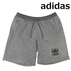 アディダス adidas トレフォイル ハーフパンツサイズL (約76~86cm) 短パン ジャージ 裏パイル ジム トレーニング ウォームアップ