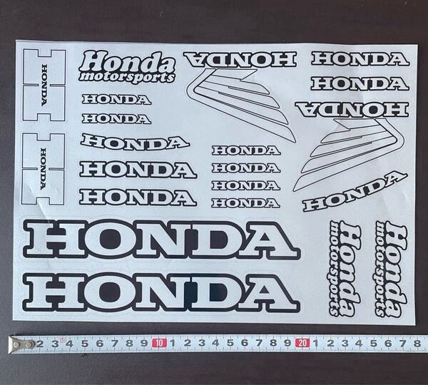 【送料無料】HONDA ホンダ ステッカー バイクステッカー デカール 1シート分 ヘルメット 装飾