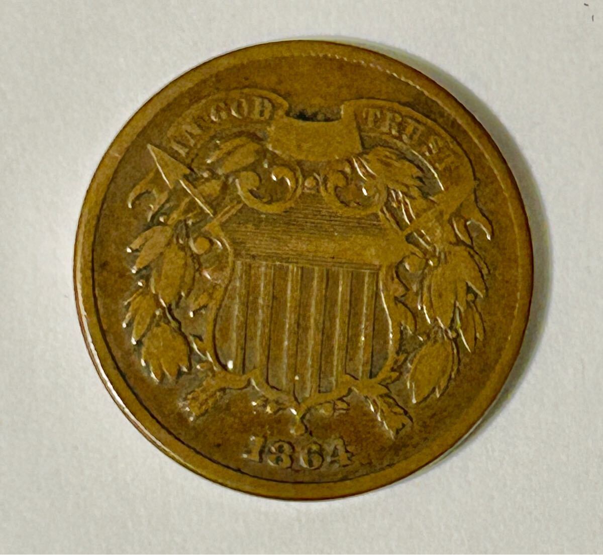 アメリカ 2セント 銅貨 極美品 レア アメリカ 2セント 銅貨 極美品 レア Yahoo!オークション