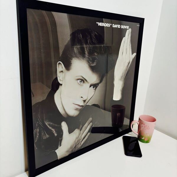 【50cm×50cmポスター】david bowie Hero ヒーロー