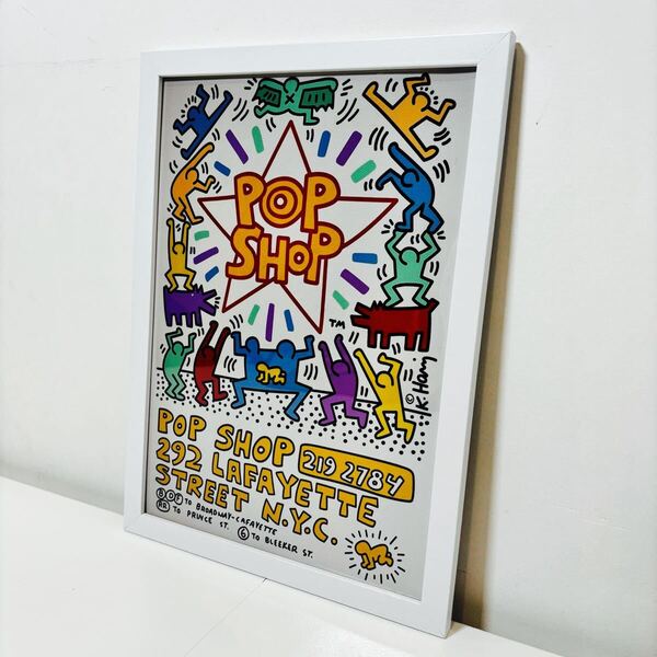 【白額付きポスター】キース ヘリング37(新品)