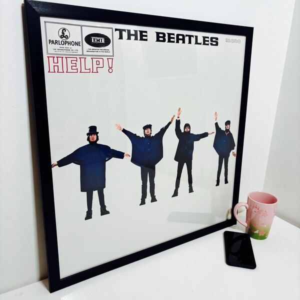 【50cm×50cmポスター】Beatlesビートルズ HELP ヘルプ