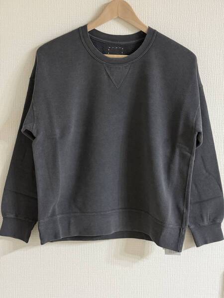 visvim JUMBO SB SWEAT L/SDMGD (U.D.) COLOR:BLACK SIZE:1