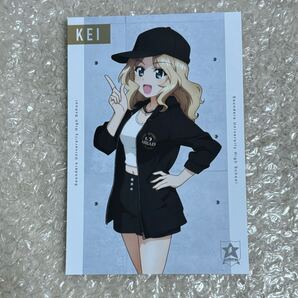 ガールズ&パンツァー 最終章 カジュアルファッション ポストカード ケイ