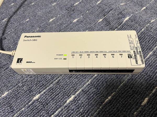 Panasonic パナソニック レイヤ2スイッチングハブ ギガビットハブ 8ポート PN24080K