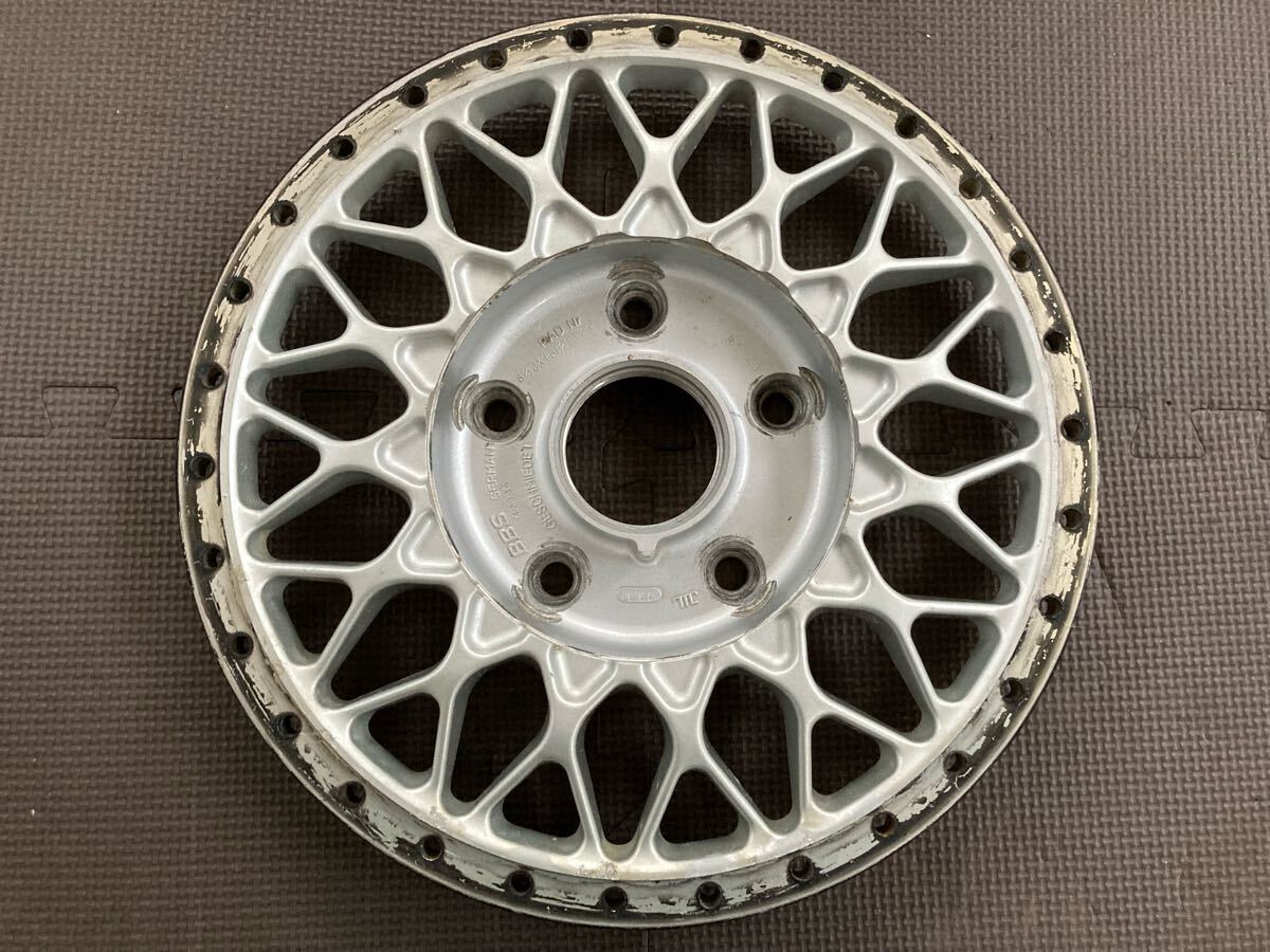 BBS RS 15インチをリム交換16インチ化+PCD加工+バレル研磨