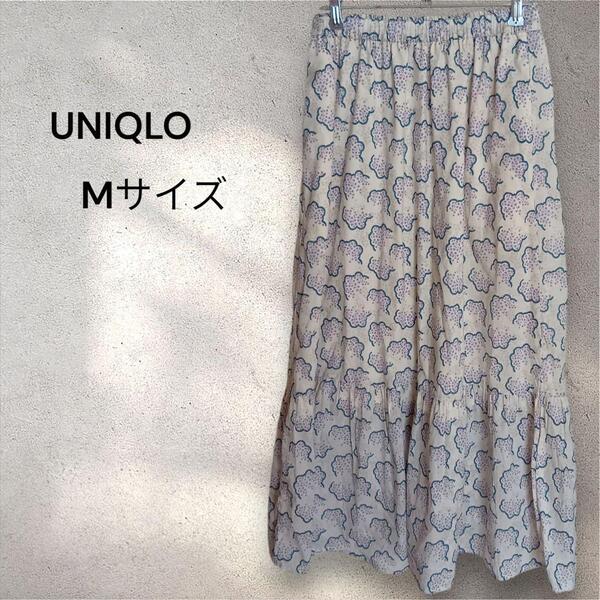 UNIQLO ユニクロ アナスイ ティアードロングスカート Mサイズ