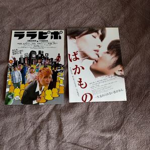 映画チラシ★ばかもの ラブピポ 内田有紀 成宮寛貴
