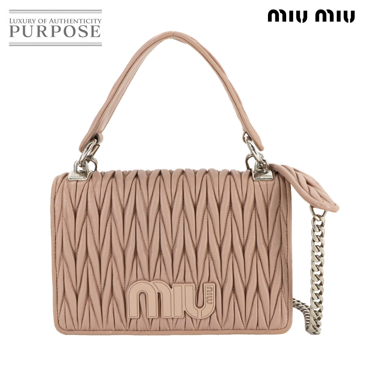 2025年最新】Yahoo!オークション -miumiu バッグ ピンクの中古品 2025年最新】Yahoo!オークション -miumiu バッグ ピンクの中古品