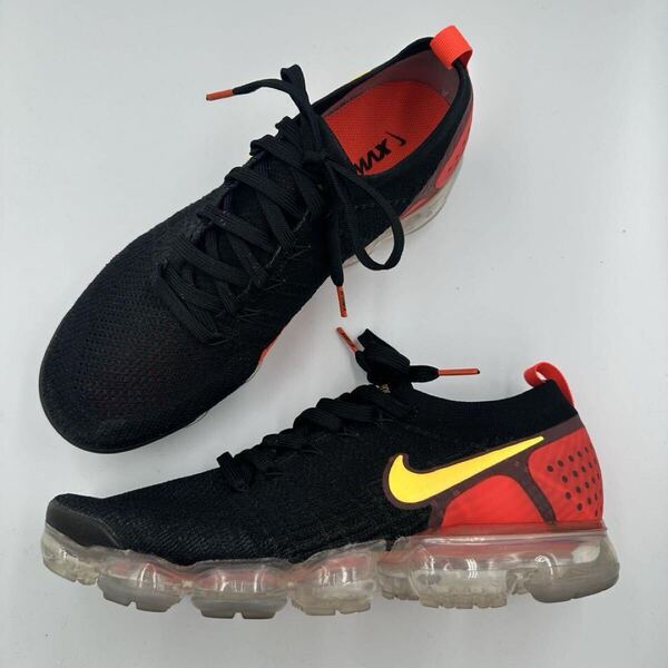 【美品】NIKE AIR VAPORMAX FLYKNIT2 ブラック29cm 942842-005 ナイキ エアーベイパーマックス スニーカー ブラック 黒