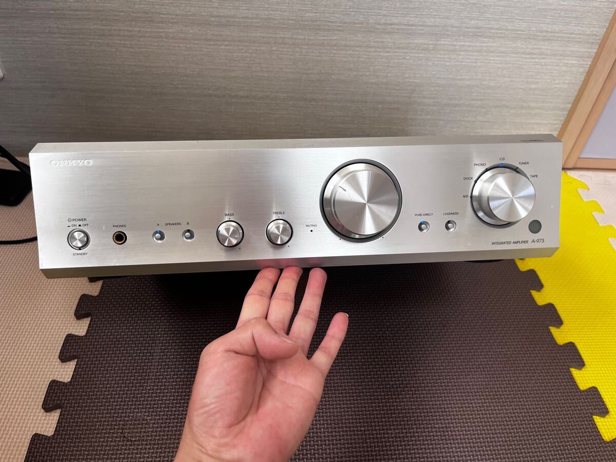 Yahoo!オークション -「onkyo プリメインアンプ a-973」の落札