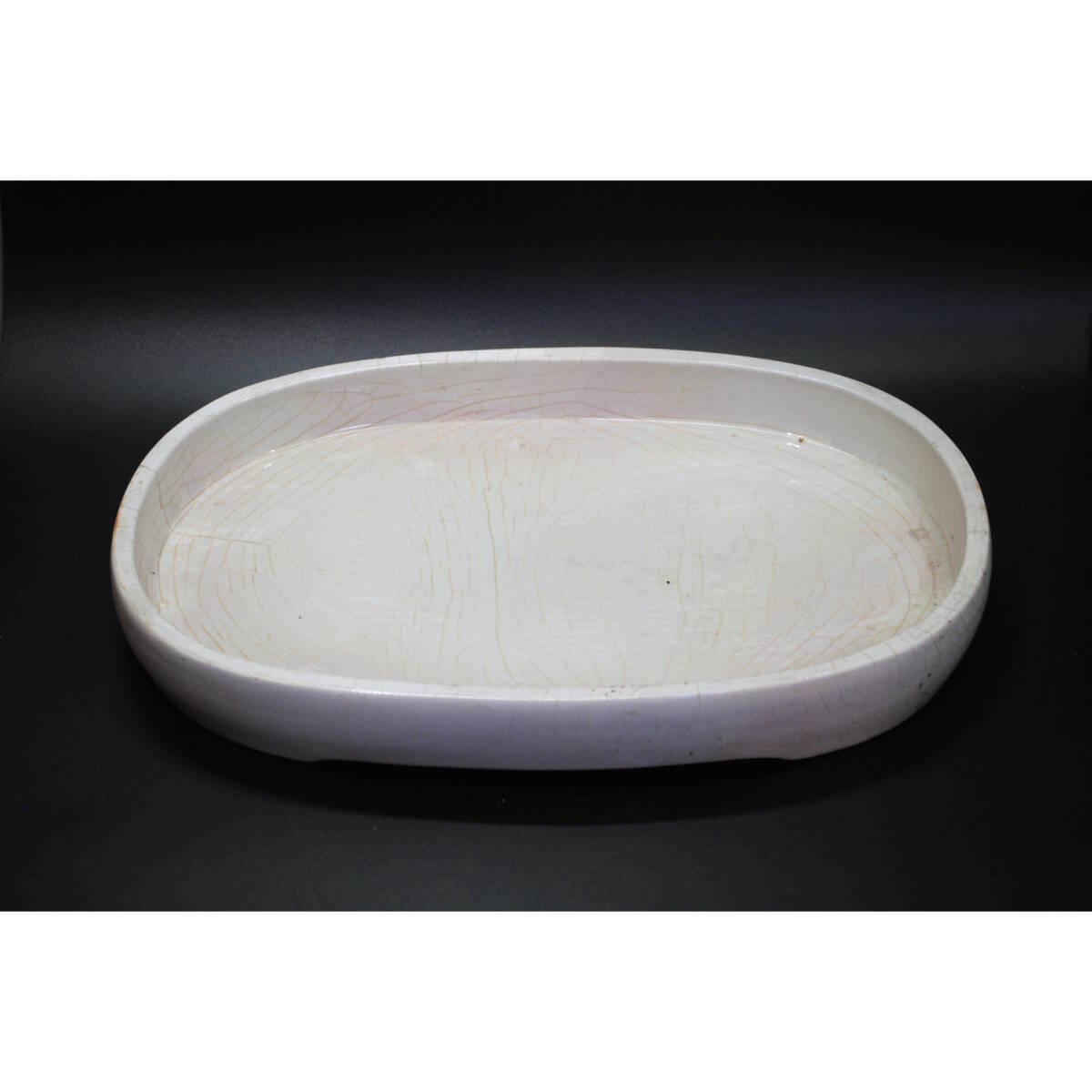 華道 白磁水盤 最大径27.5cm - 花瓶・フラワースタンド | 商品販売
