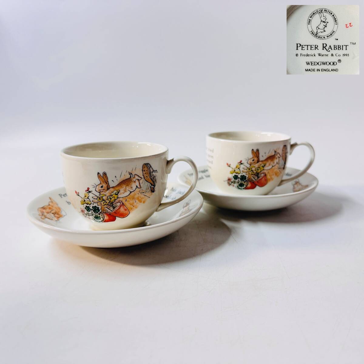 未使用　PETER RABBIT カップ&ソーサー　プレート　WEDG WOOD Amazon.com | Wedgwood Peter Rabbit Plate, Bowl & Mug 3 Piece