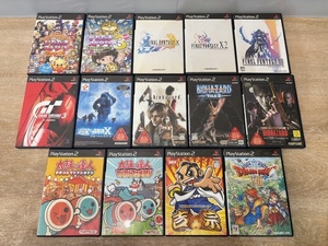 K7270 7290◆ PS2 ゲームソフト 14点 まとめ 遊星からの物体X バイオハザード FF 等 プレイステーション2 プレステ2 レトロゲーム