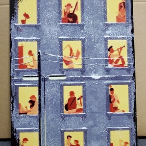 1点のみ│お洒落な海外のマンション│アート│音楽家│レトロブリキ看板│メタルサイン│アメリカン海外雑貨│ガレージ、店舗│インポート