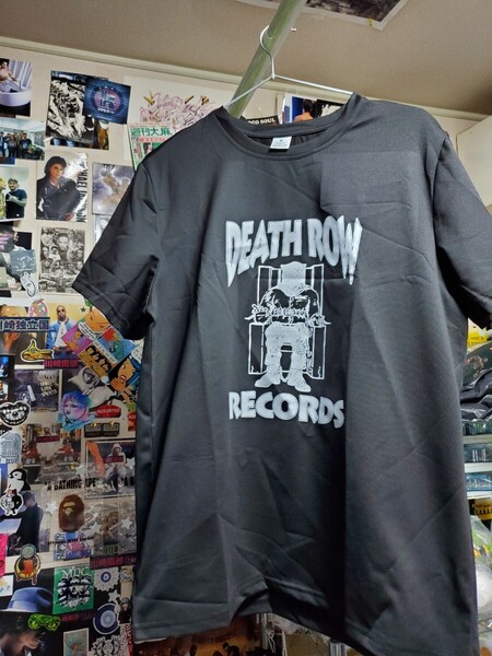 新品│デスロウレコード│HIPHOP│洋楽│輸入メンズTシャツ│黒│海外インポート品│JP-Lサイズ│音楽、ミュージシャン