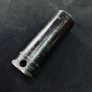 1 中古 SNAP-ON 【14mm】 SIMFM14 ディープインパクトソケット 差込: 3/8dr 6角 旧ロゴ