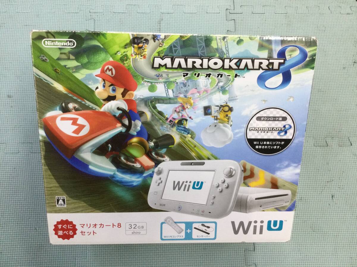 中古】Wii U マリオカート8セットクロ WUP-S-KAGH