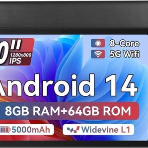 BotthHealth タブレット 10インチ android 14 Wi-Fi