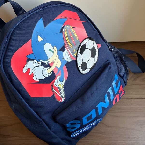 新品 ソニック リュック H&M ネイビー 男の子 子供用リュック サッカー