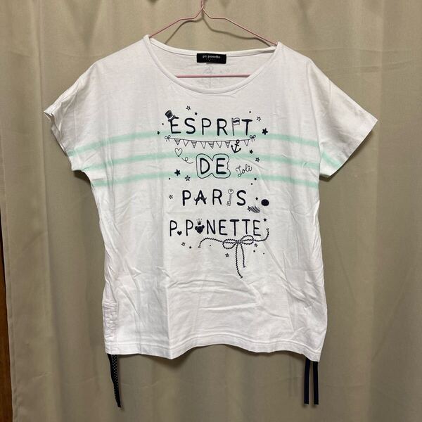 古着 ポンポネット ジュニア 半袖 カットソー 160 ナルミヤ トップス