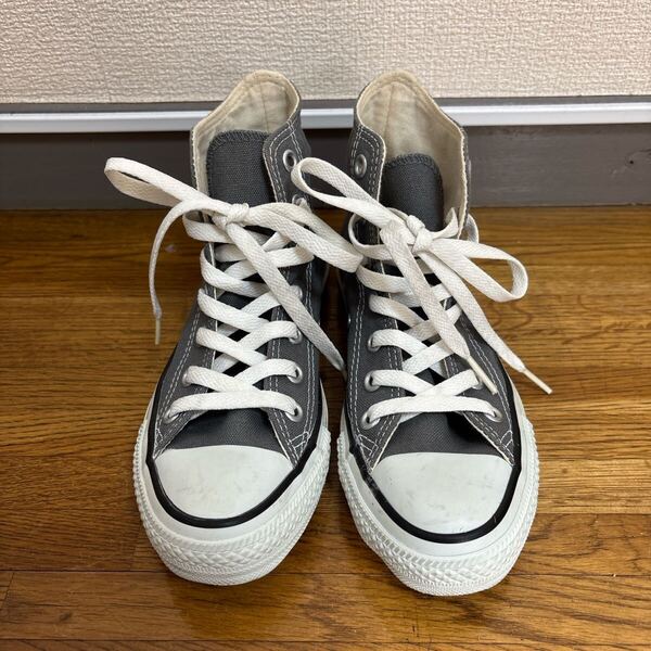 ☆美品☆コンバース ハイカット スニーカー 22cm グレー converse