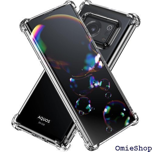 Hy+ AQUOS R6 耐衝撃 ケース SH-51B MIL規格 クリア 衝撃吸収ポケット内蔵 TPU ケース 372