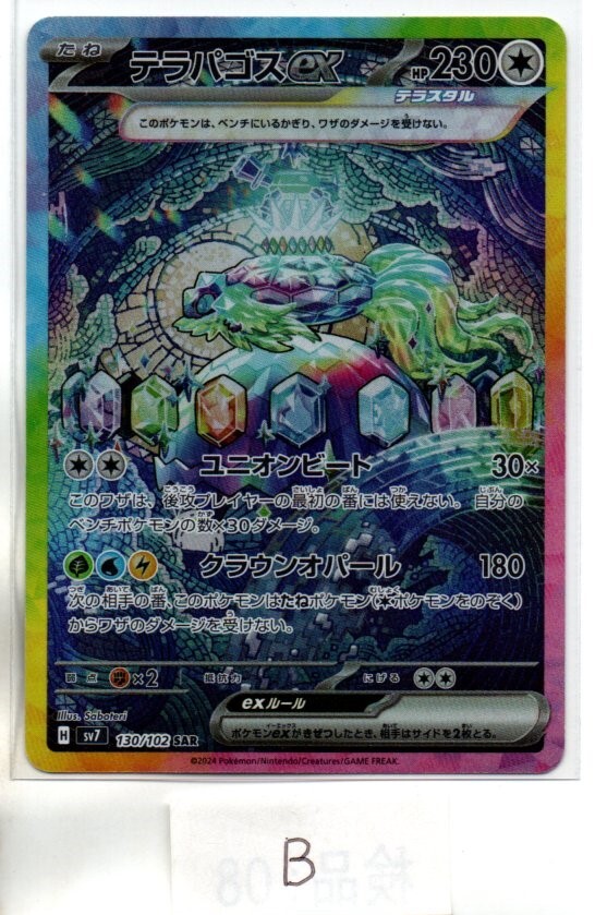 2025年最新】Yahoo!オークション -テラパゴスex sarの中古品