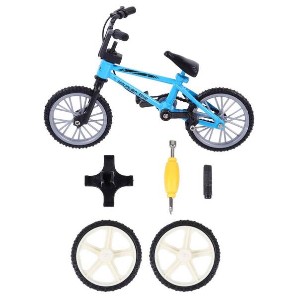 【特価セール】バイクモデル ミニチュア 自転車モデル 組み立て 合金レーシング おもちゃ 自転車 ミニメタルフィンガーバイク フィ