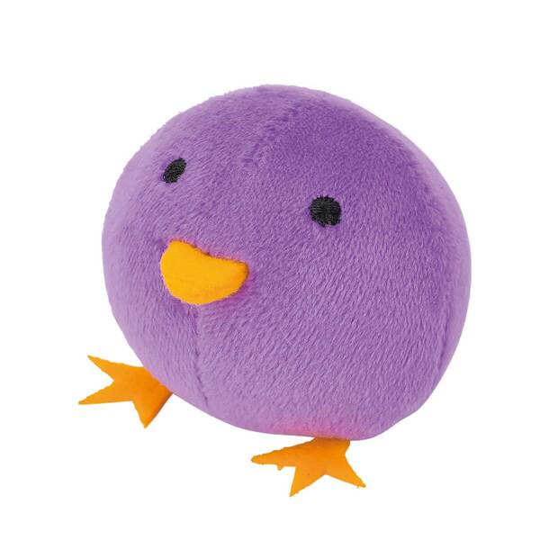【特価商品】ストレス解消 かわいい 61041-71 (全長約5cm) パープル ヒヨコ てのひらモッチ リラクシングアイテム り